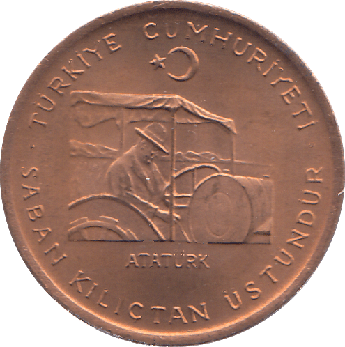 1974 TURKEY TEN KURUS - WORLD COINS - Cambridgeshire Coins