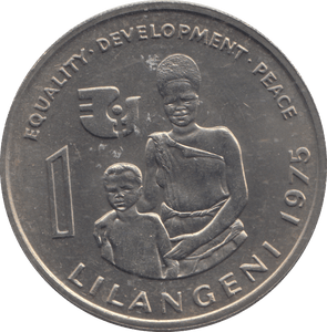 1975 1 LILANGENI SWAZILAND - WORLD COINS - Cambridgeshire Coins