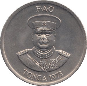1975 10 SENITI TONGA - WORLD COINS - Cambridgeshire Coins