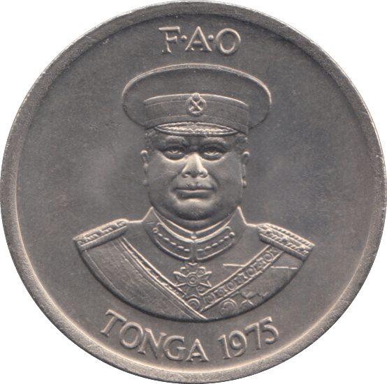 1975 10 SENITI TONGA - WORLD COINS - Cambridgeshire Coins