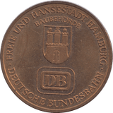 1975 10 YEARS JUBILEE HAMBURG TRAFFIC NETWORK TOKEN MEDALLION GERMANY - MEDALS & MEDALLIONS - Cambridgeshire Coins