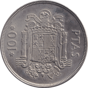 1975 100 PESETAS SPAIN - WORLD COINS - Cambridgeshire Coins