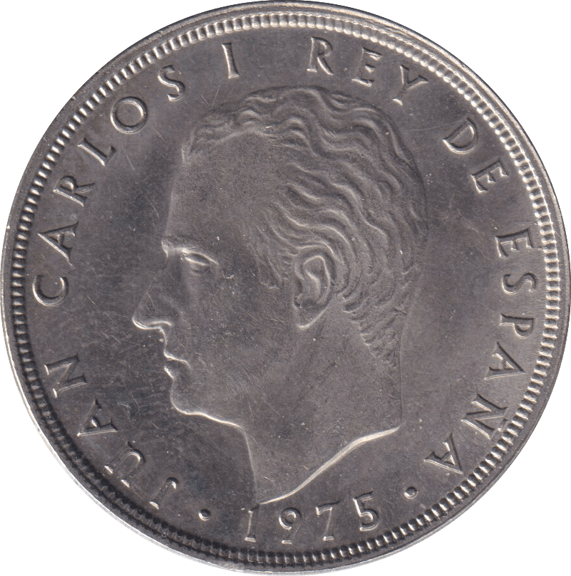 1975 100 PESETAS SPAIN - WORLD COINS - Cambridgeshire Coins