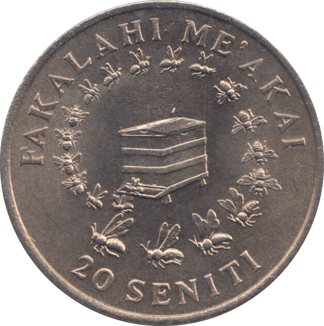 1975 20 SENITI TONGA - WORLD COINS - Cambridgeshire Coins