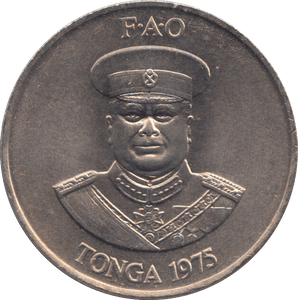 1975 20 SENITI TONGA - WORLD COINS - Cambridgeshire Coins