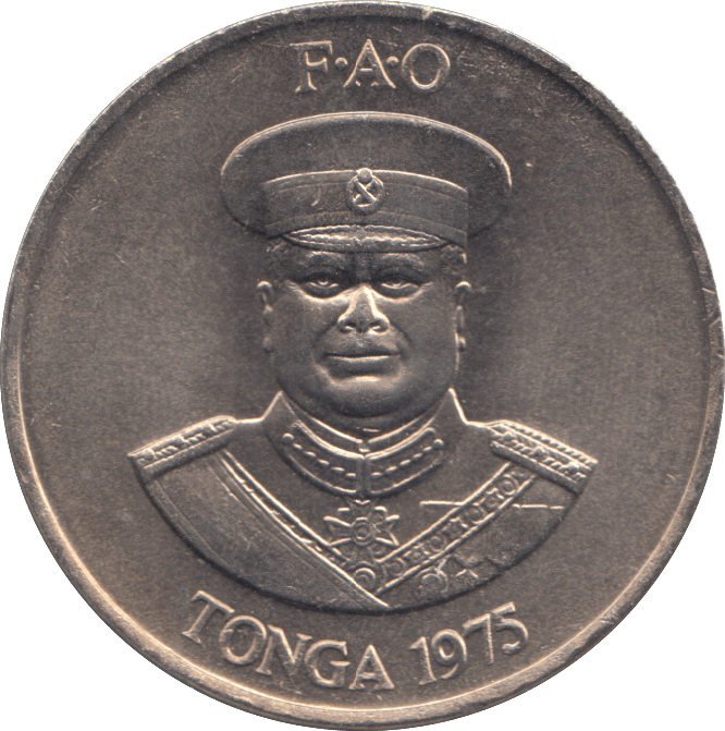 1975 20 SENITI TONGA - WORLD COINS - Cambridgeshire Coins