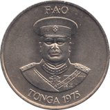 1975 20 SENITI TONGA - WORLD COINS - Cambridgeshire Coins