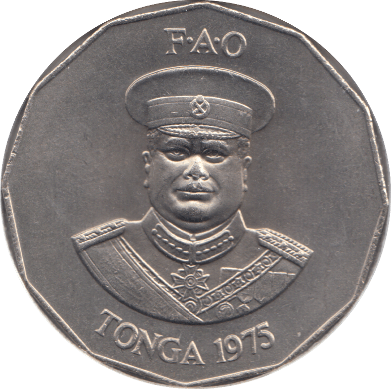 1975 50 SENITI TONGA - WORLD COINS - Cambridgeshire Coins