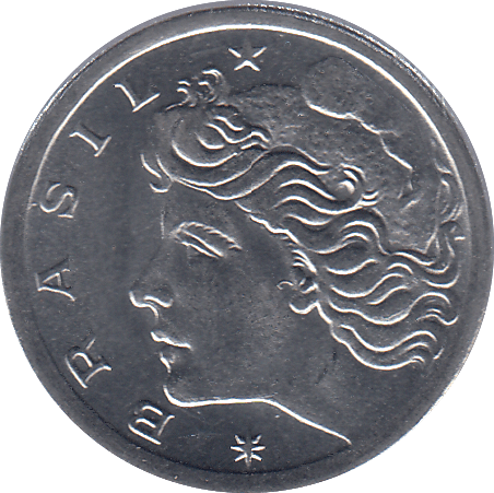 1975 BRAZIL TWO CENTAVOS - WORLD COINS - Cambridgeshire Coins