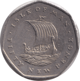 1975 FIFTY PENCE ISLE OF MAN - WORLD COINS - Cambridgeshire Coins