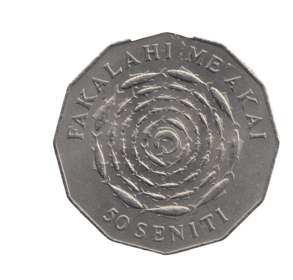 1975 FIFTY SENTINI TONGA - WORLD COINS - Cambridgeshire Coins
