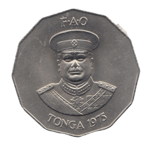 1975 FIFTY SENTINI TONGA - WORLD COINS - Cambridgeshire Coins