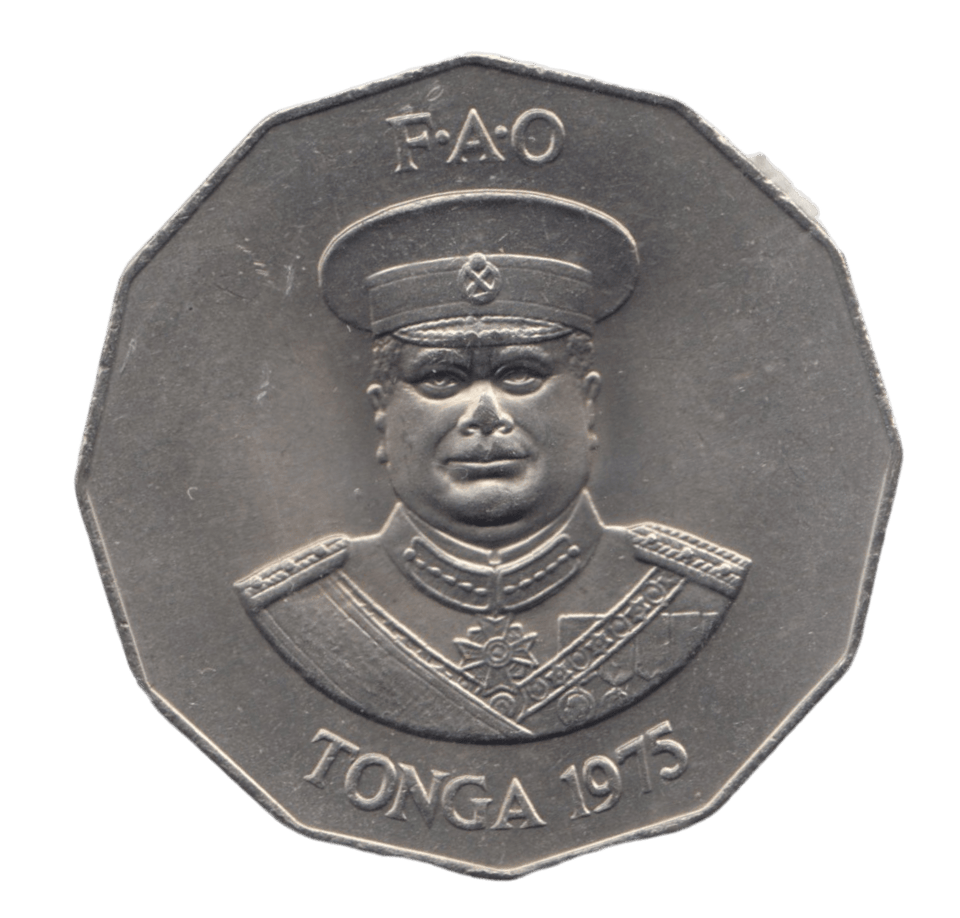 1975 FIFTY SENTINI TONGA - WORLD COINS - Cambridgeshire Coins