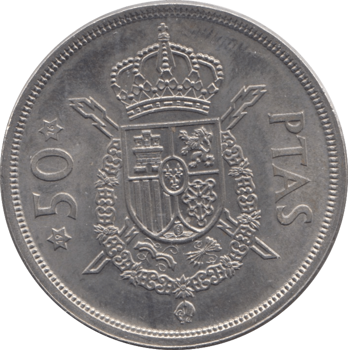 1975 FIVE PESETAS SPAIN - WORLD COINS - Cambridgeshire Coins
