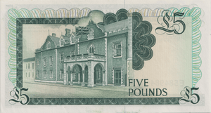 1975 FIVE POUNDS GIBRALTAR BANKNOTE REF-1808 - WORLD BANKNOTES - Cambridgeshire Coins