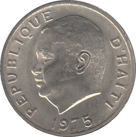 1975 HAITI FIVE CENTIMES - WORLD COINS - Cambridgeshire Coins
