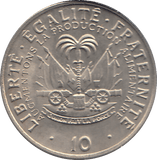 1975 HAITI TEN CENTIMES - WORLD COINS - Cambridgeshire Coins