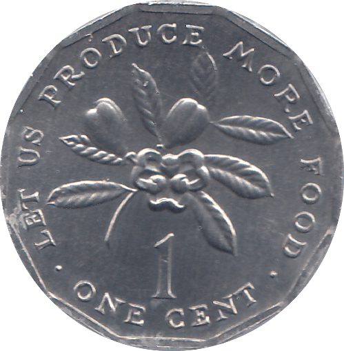 1975 JAMAICA ONE CENT - WORLD COINS - Cambridgeshire Coins