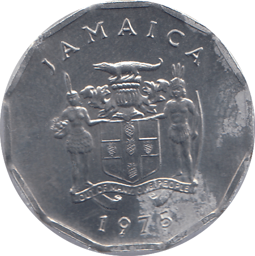 1975 JAMAICA ONE CENT - WORLD COINS - Cambridgeshire Coins