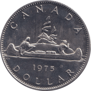 1975 ONE DOLLAR CANADA - WORLD COINS - Cambridgeshire Coins