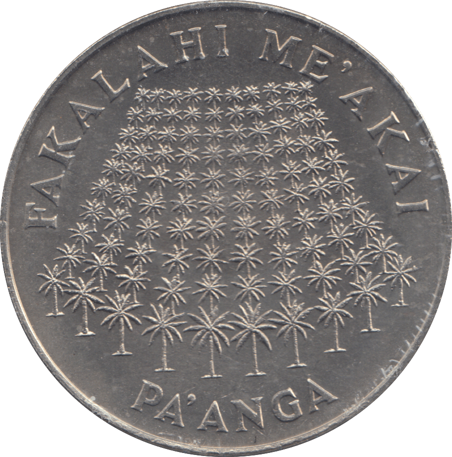 1975 ONE PA'ANGA TONGA - WORLD COINS - Cambridgeshire Coins