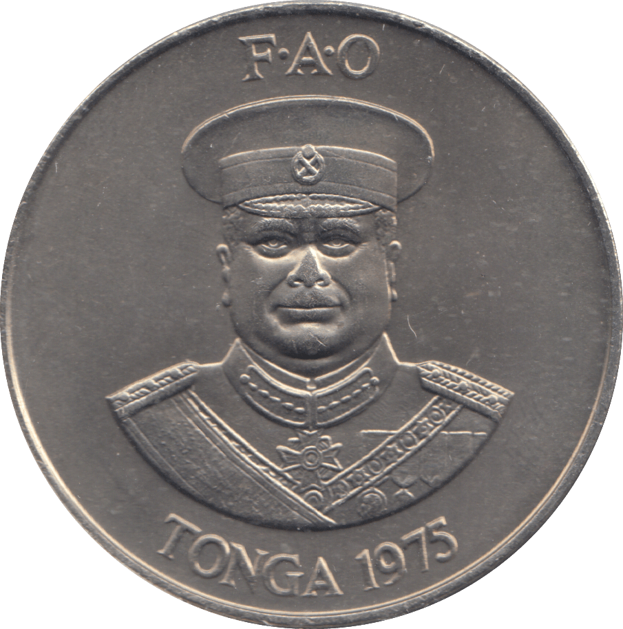 1975 ONE PA'ANGA TONGA - WORLD COINS - Cambridgeshire Coins