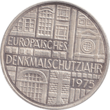 1975 SILVER FIVE FRANC - SILVER WORLD COINS - Cambridgeshire Coins