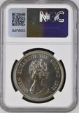 1975 SILVER MAURITIUS 25 RUPEES CONSERVATION BLUE SWALLOWTAIL ( NGC ) MS67 - NGC SILVER COINS - Cambridgeshire Coins