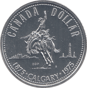 1975 SILVER PROOF CANADA DOLLAR - WORLD COINS - Cambridgeshire Coins