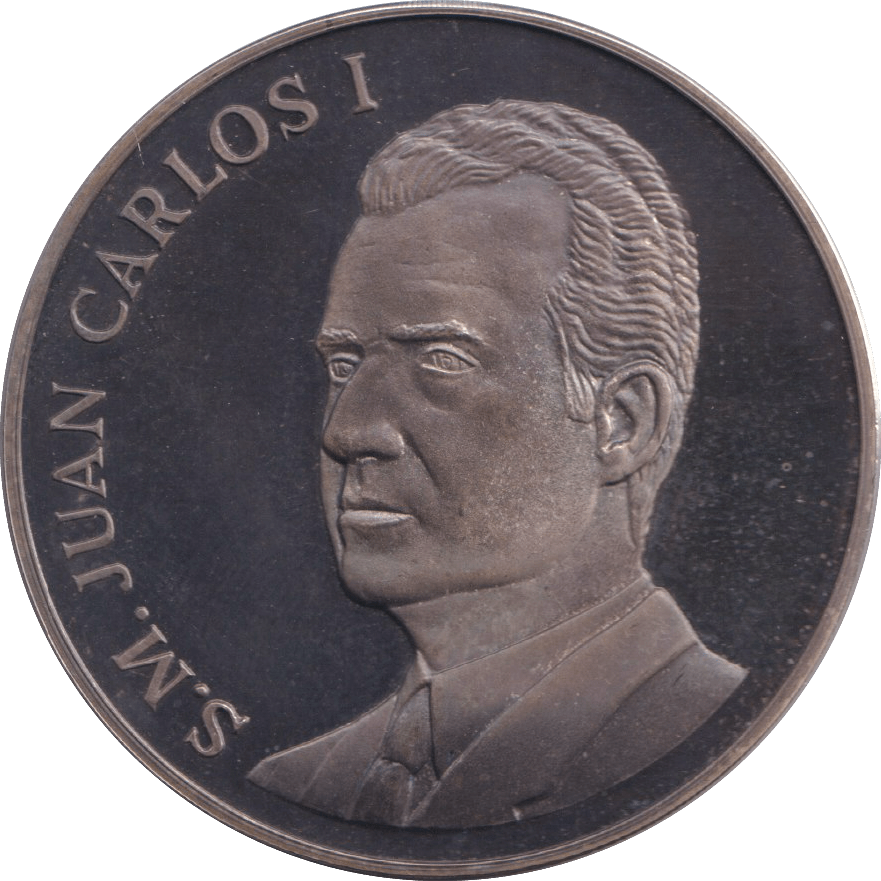 1975 SILVER PROOF COIN S.M.JUAN CARLOS I - Silver Proof - Cambridgeshire Coins