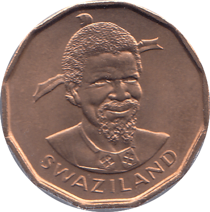 1975 SWAZILAND ONE CENT - WORLD COINS - Cambridgeshire Coins