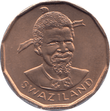 1975 SWAZILAND ONE CENT - WORLD COINS - Cambridgeshire Coins
