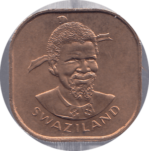 1975 SWAZILAND TWO CENTS - WORLD COINS - Cambridgeshire Coins