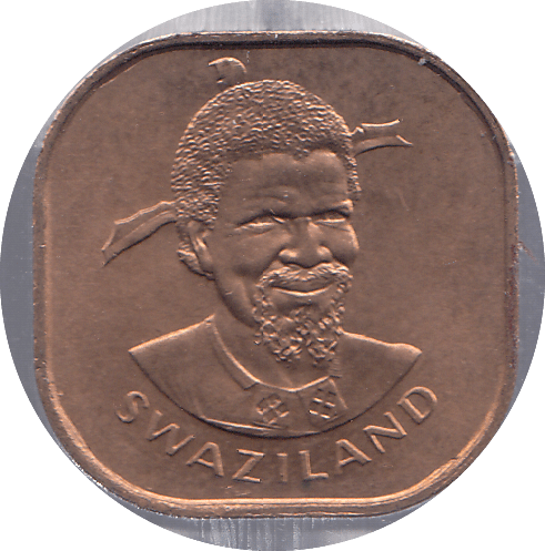 1975 SWAZILAND TWO CENTS - WORLD COINS - Cambridgeshire Coins