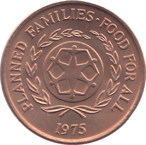 1975 TONGA TWO SENITI - WORLD COINS - Cambridgeshire Coins
