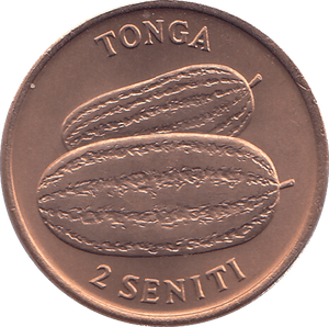 1975 TONGA TWO SENITI - WORLD COINS - Cambridgeshire Coins