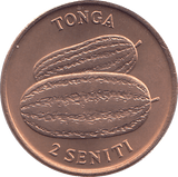 1975 TONGA TWO SENITI - WORLD COINS - Cambridgeshire Coins