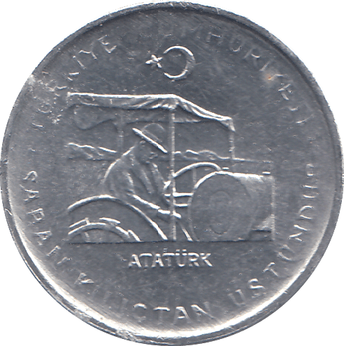 1975 TURKEY TEN KURUS - WORLD COINS - Cambridgeshire Coins