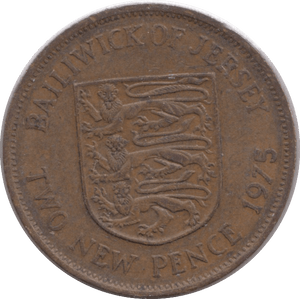 1975 TWO PENCE JERSEY - WORLD COINS - Cambridgeshire Coins
