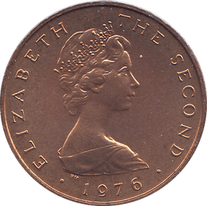 1976 1 PENNY ISLE OF MAN ( BU ) - WORLD COINS - Cambridgeshire Coins