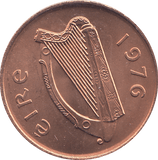 1976 2 PENCE IRELAND - WORLD COINS - Cambridgeshire Coins