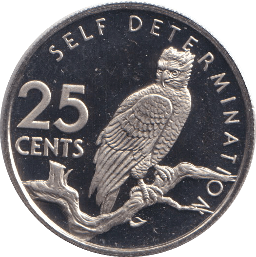1976 25 CENTS GUYANA - WORLD COINS - Cambridgeshire Coins