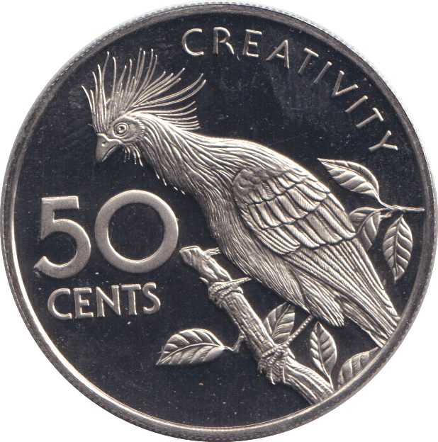 1976 50 CENTS GUYANA - WORLD COINS - Cambridgeshire Coins
