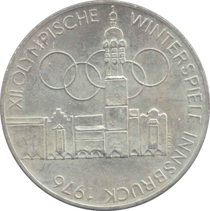1976 AUSTRIA 100 SHILLING - WOLRD SILVER COINS - Cambridgeshire Coins