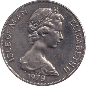 1976 CROWN IOM - WORLD COINS - Cambridgeshire Coins