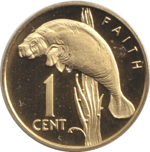 1976 ONE CENT GUYANA - WORLD COINS - Cambridgeshire Coins