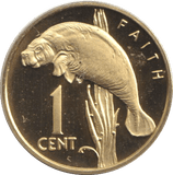 1976 ONE CENT GUYANA - WORLD COINS - Cambridgeshire Coins