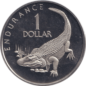 1976 ONE DOLLAR GUYANA - WORLD COINS - Cambridgeshire Coins
