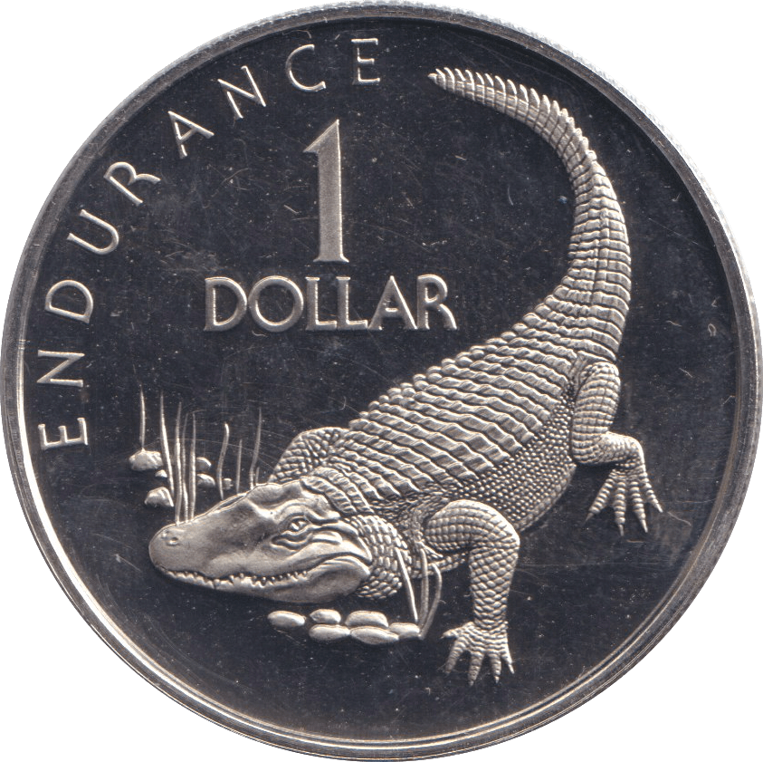 1976 ONE DOLLAR GUYANA - WORLD COINS - Cambridgeshire Coins