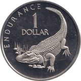 1976 ONE DOLLAR GUYANA - WORLD COINS - Cambridgeshire Coins